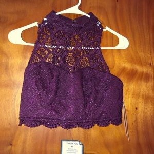 two piece homecoming dress